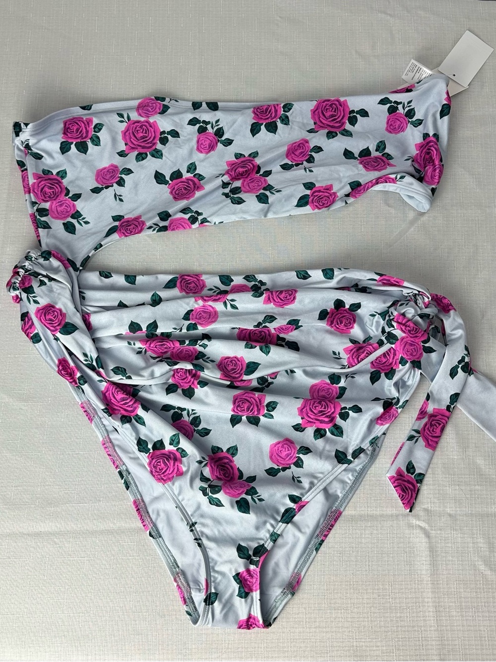 NWT Good American Vintage Rose One Piece Cutout 5XL - Picture 3 of 14